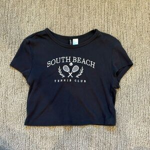 H&M South Beach Tennis Club Baby Tee